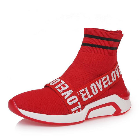Red Women Sneaker Casual Shoes